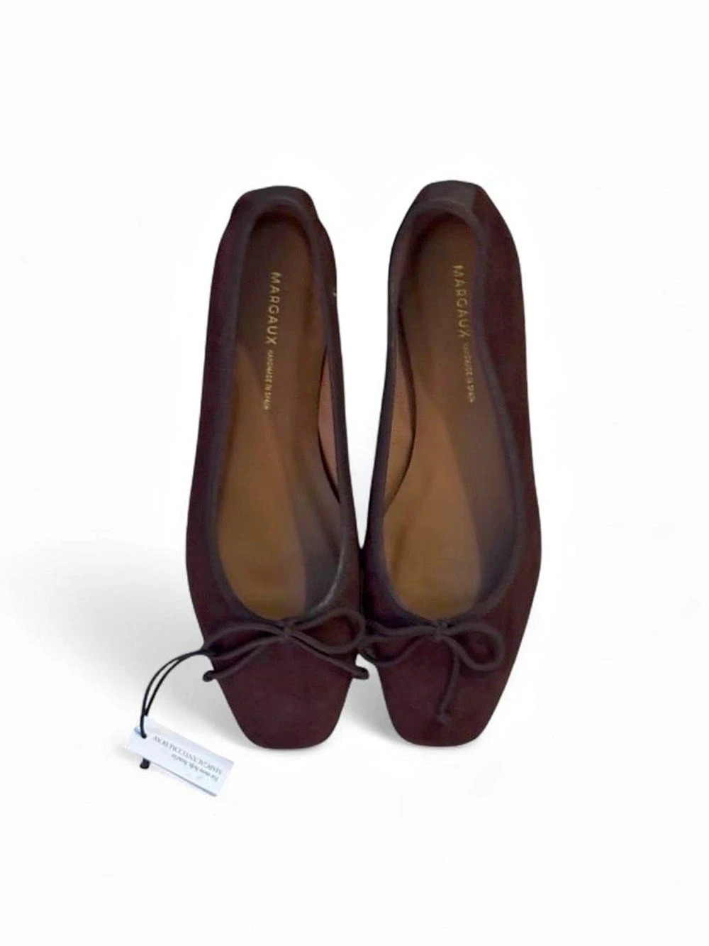 BRAND NEW Margaux Suede Ballet Flats (Brown Size 7)